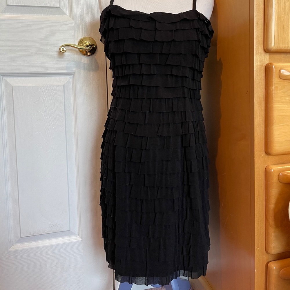 Vintage Nine West Black Layered Dress